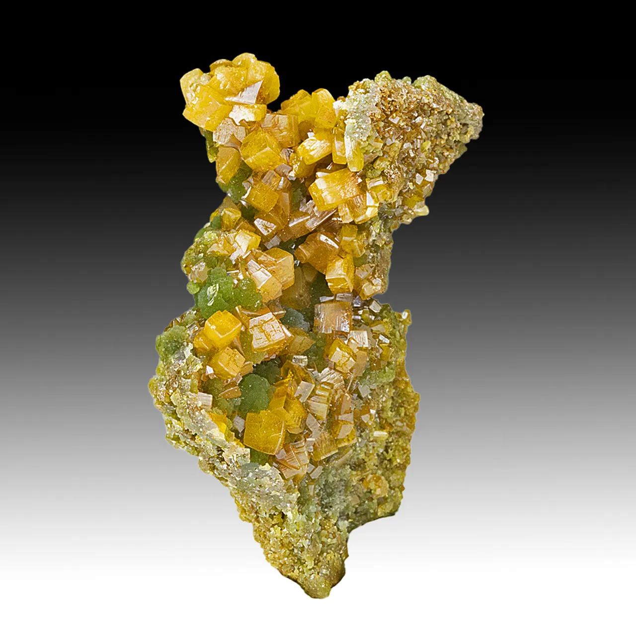 Wulfenite with Mimetite - image 1