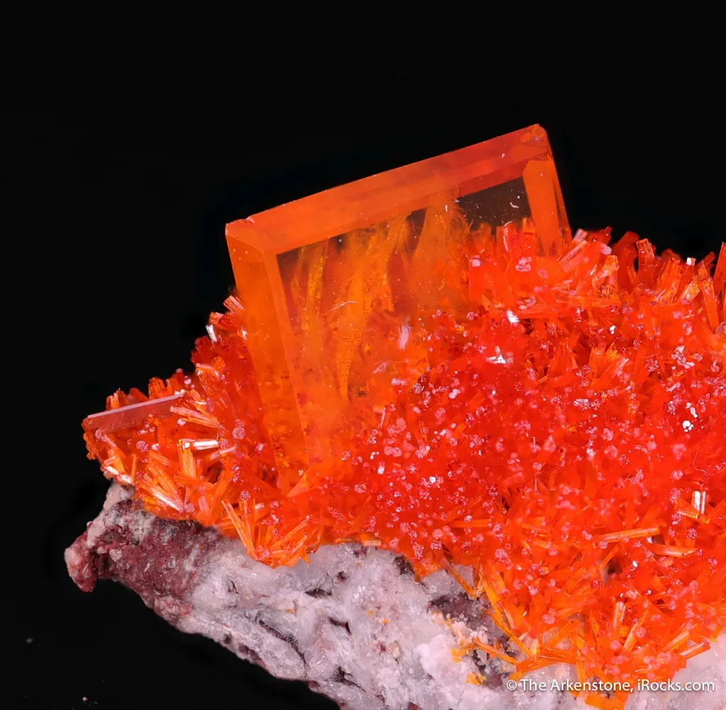 Wulfenite with Mimetite - image 2
