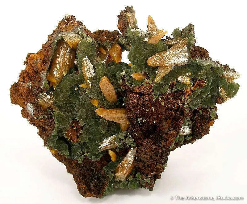 Wulfenite With Mimetite image