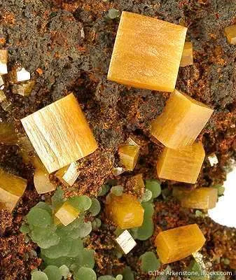 Wulfenite With Mimetite - image 2
