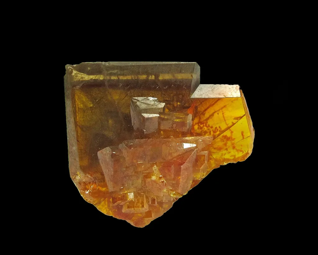 Wulfenite with Mimetite - image 2
