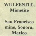 Wulfenite with Mimetite - image 6