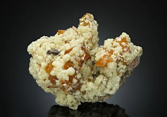Wulfenite with Mimetite - image 1