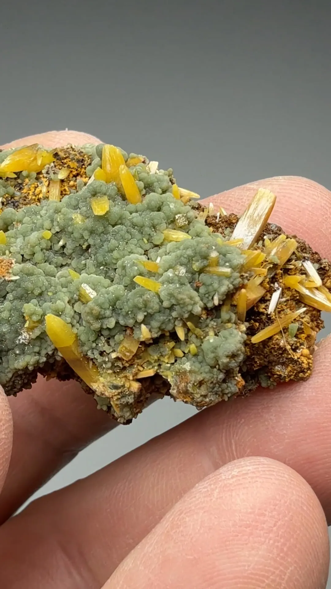 Wulfenite with Mimetite - image 2