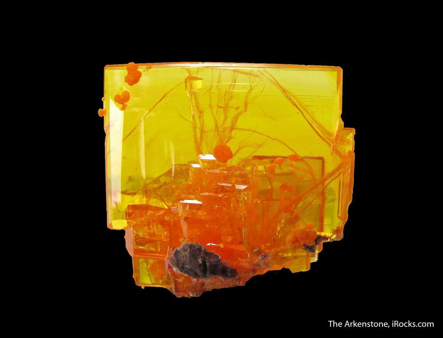 Wulfenite with Mimetite - image 1