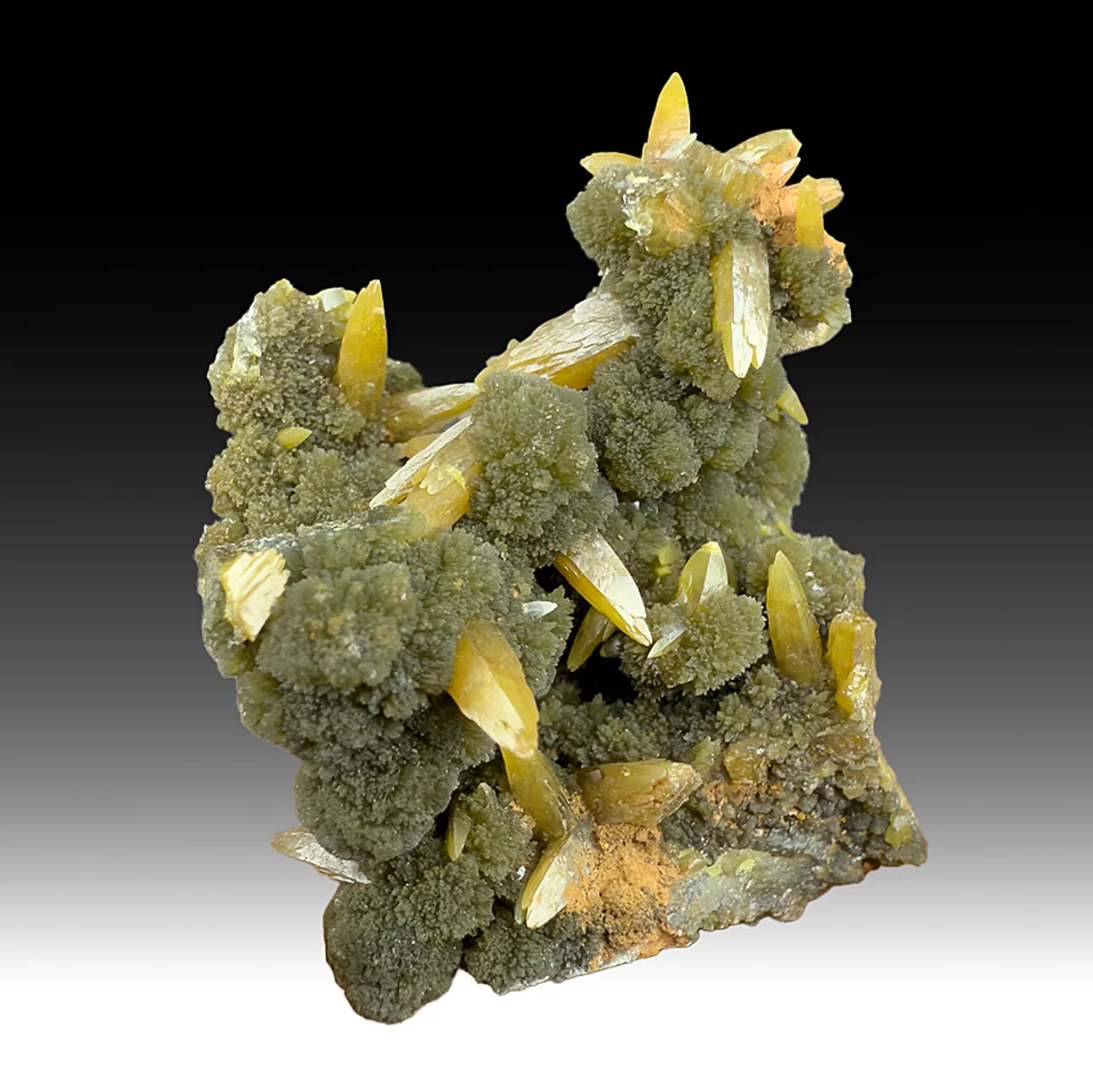 Wulfenite with Mimetite - image 1