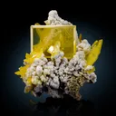 Wulfenite with Phosphohedyphane - image 1