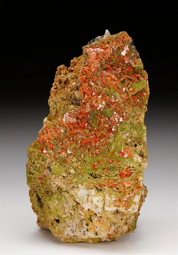 Wulfenite with Pyromorphite - image 1