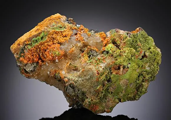 Wulfenite with Pyromorphite image