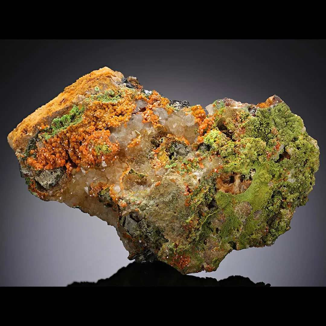 Wulfenite with Pyromorphite - image 2