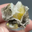 Wulfenite with Quartz - image 2