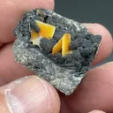 Wulfenite with Quartz - image 2