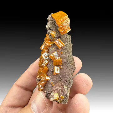 Wulfenite with Vanadinite