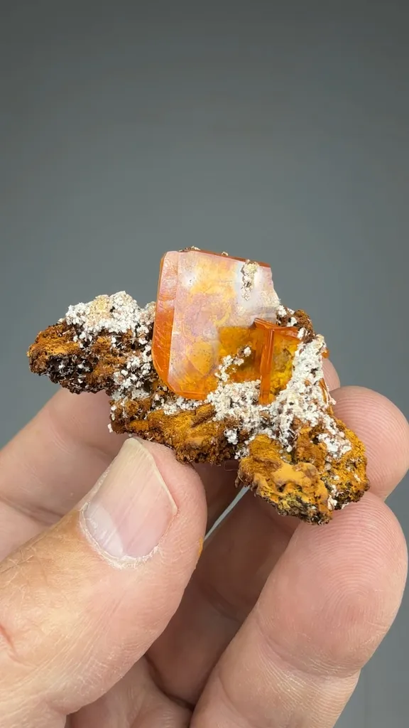 Wulfenite with Willemite - image 2