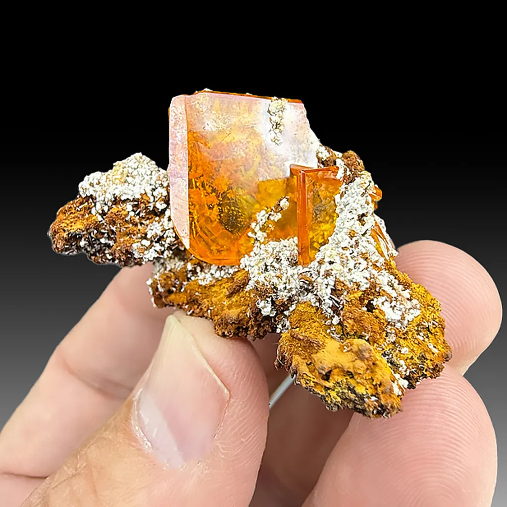 Wulfenite with Willemite image