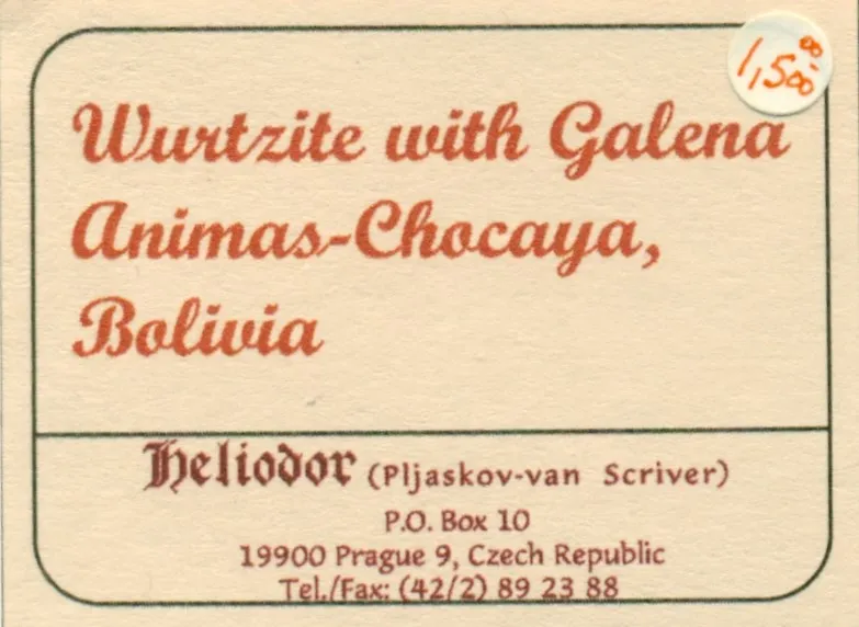 Wurtzite on Galena - image 11