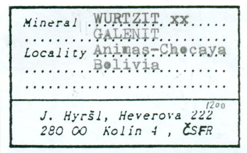 Wurtzite on Galena - image 10