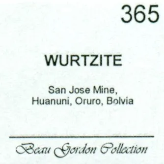 Wurtzite (type locality) - image 6