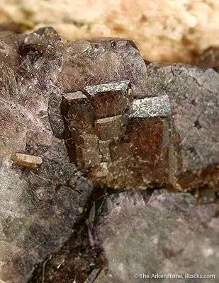 Xenotime on Fluorite - image 3