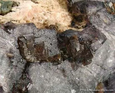 Xenotime on Fluorite - image 2