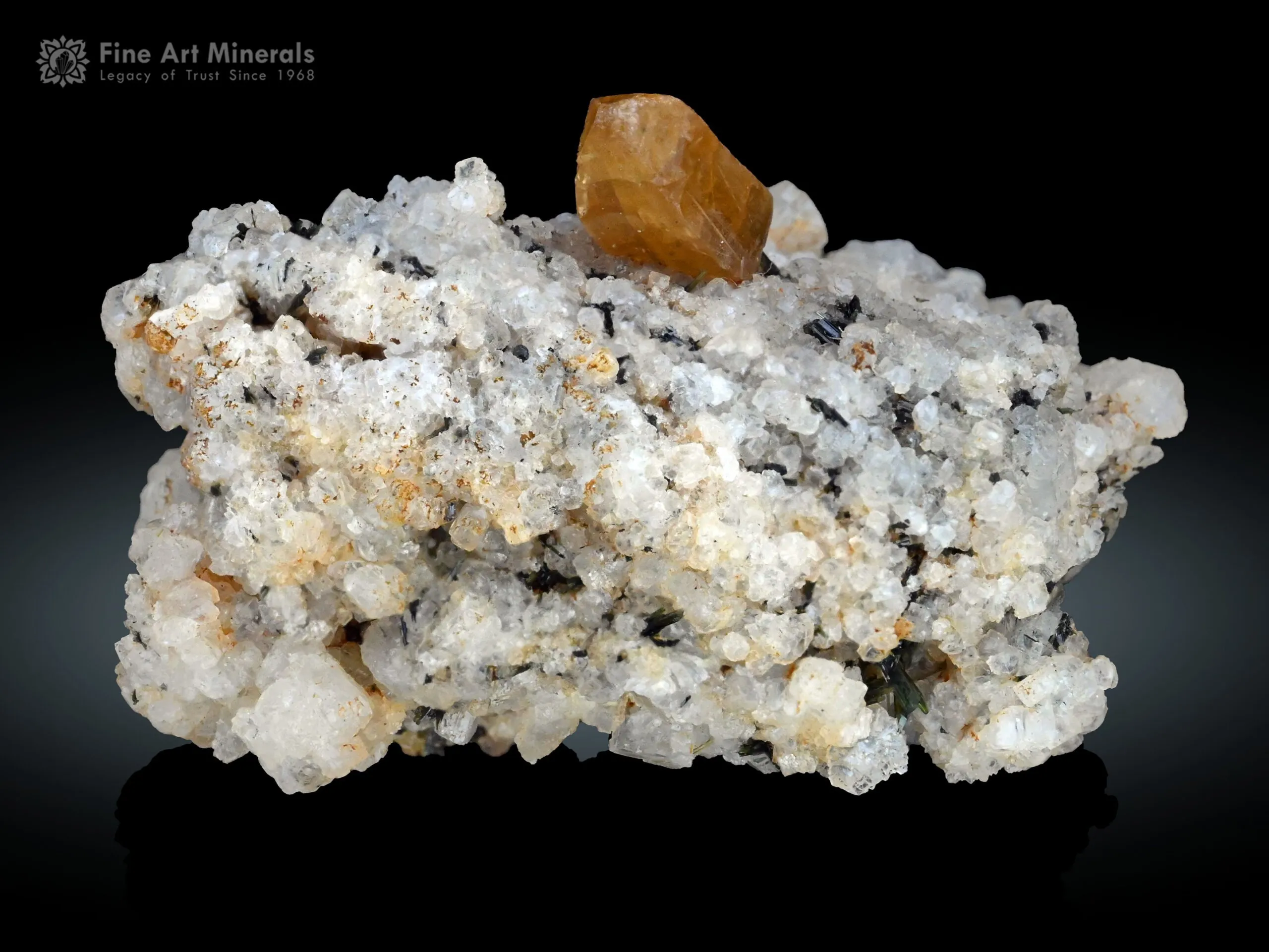 Xenotime with Aegirine on Matrix from Zagi Pakistan - image 1