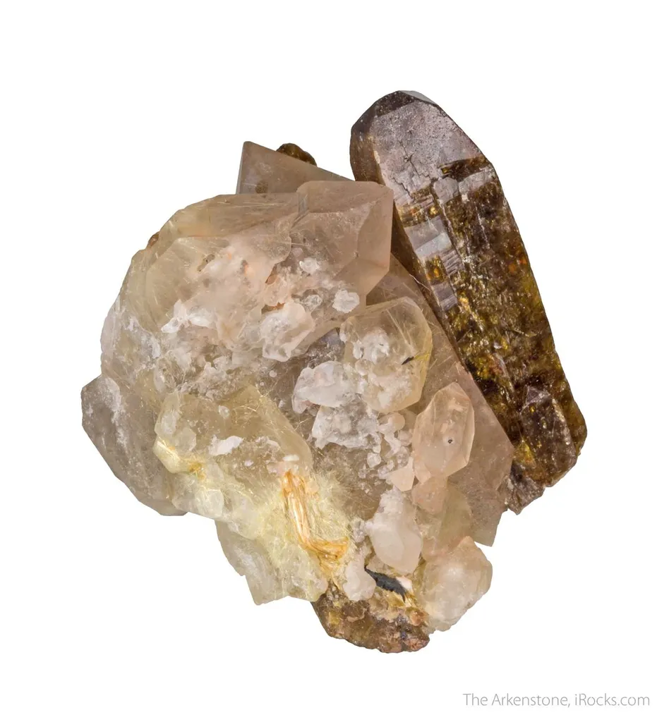 Xenotime-(Y) with Quartz and Rutile image