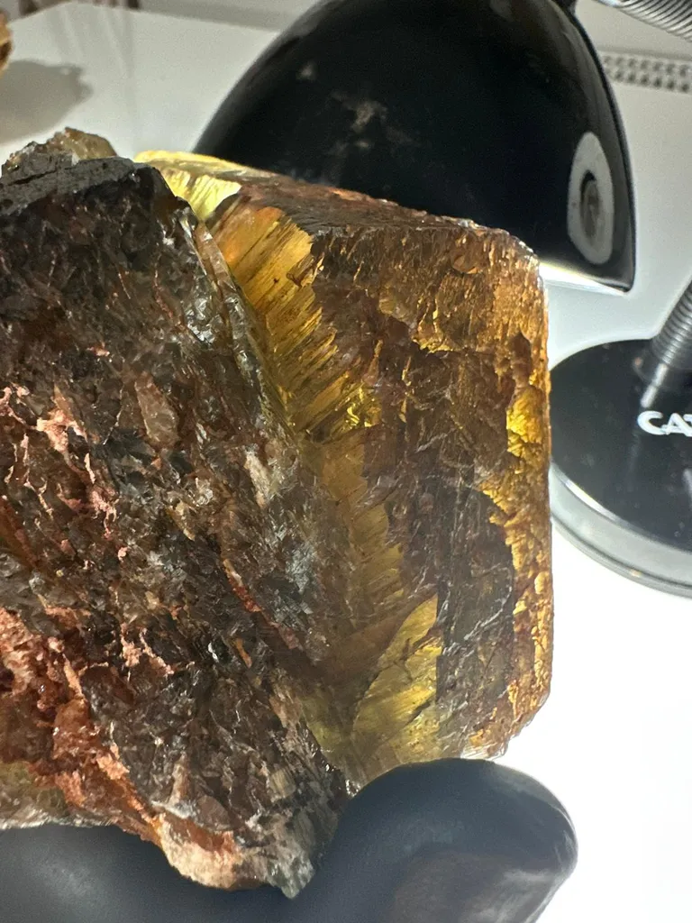 XXL Natural V Shape Diaspore Crystal 1.83kg Rare Turkish Twin Specimen - image 3