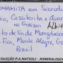 Yanomamite (type locality) with Albite, Scorodite, Topaz, Cassiterite and Quartz - image 4