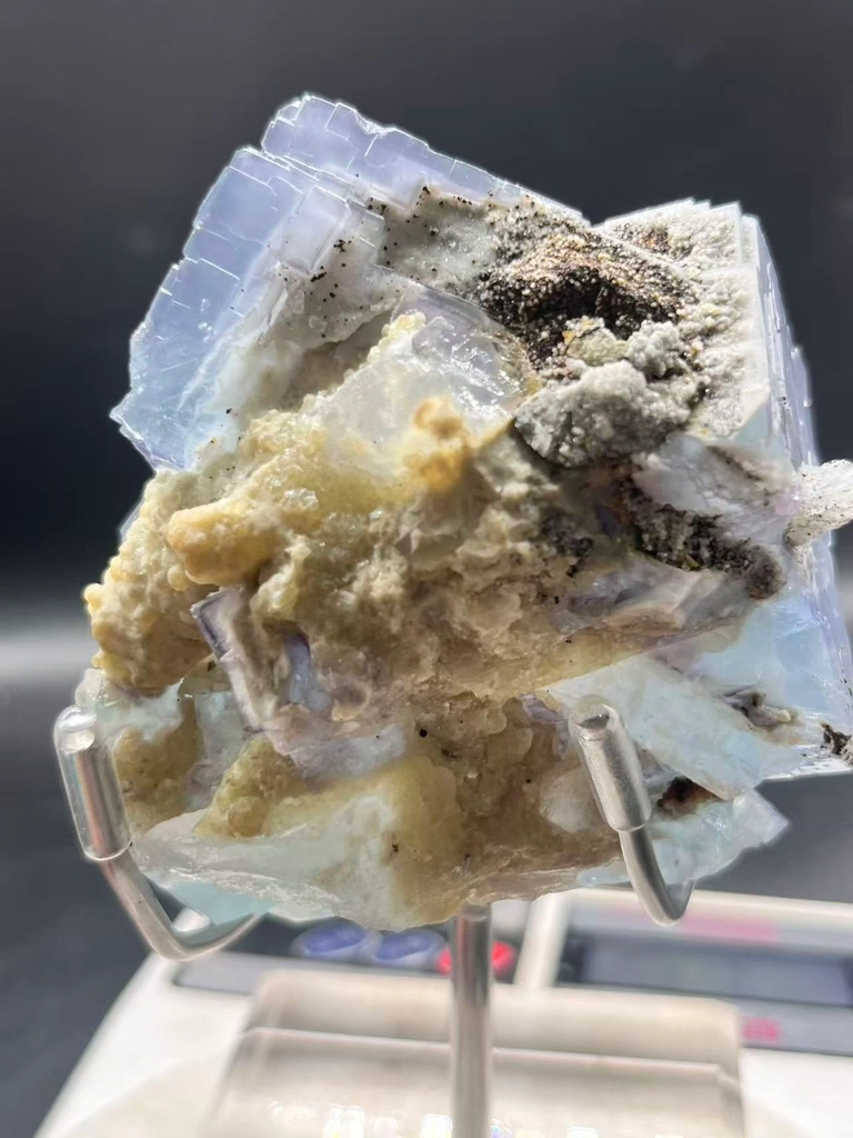 Yaogangxian Blue‑Purple Phantom Fluorite with Quartz, Hunan, China - image 8