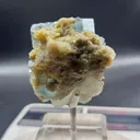 Yaogangxian Teal‑Green Etched Fluorite with Dolomite‑Quartz Matrix, Hunan, China - image 5