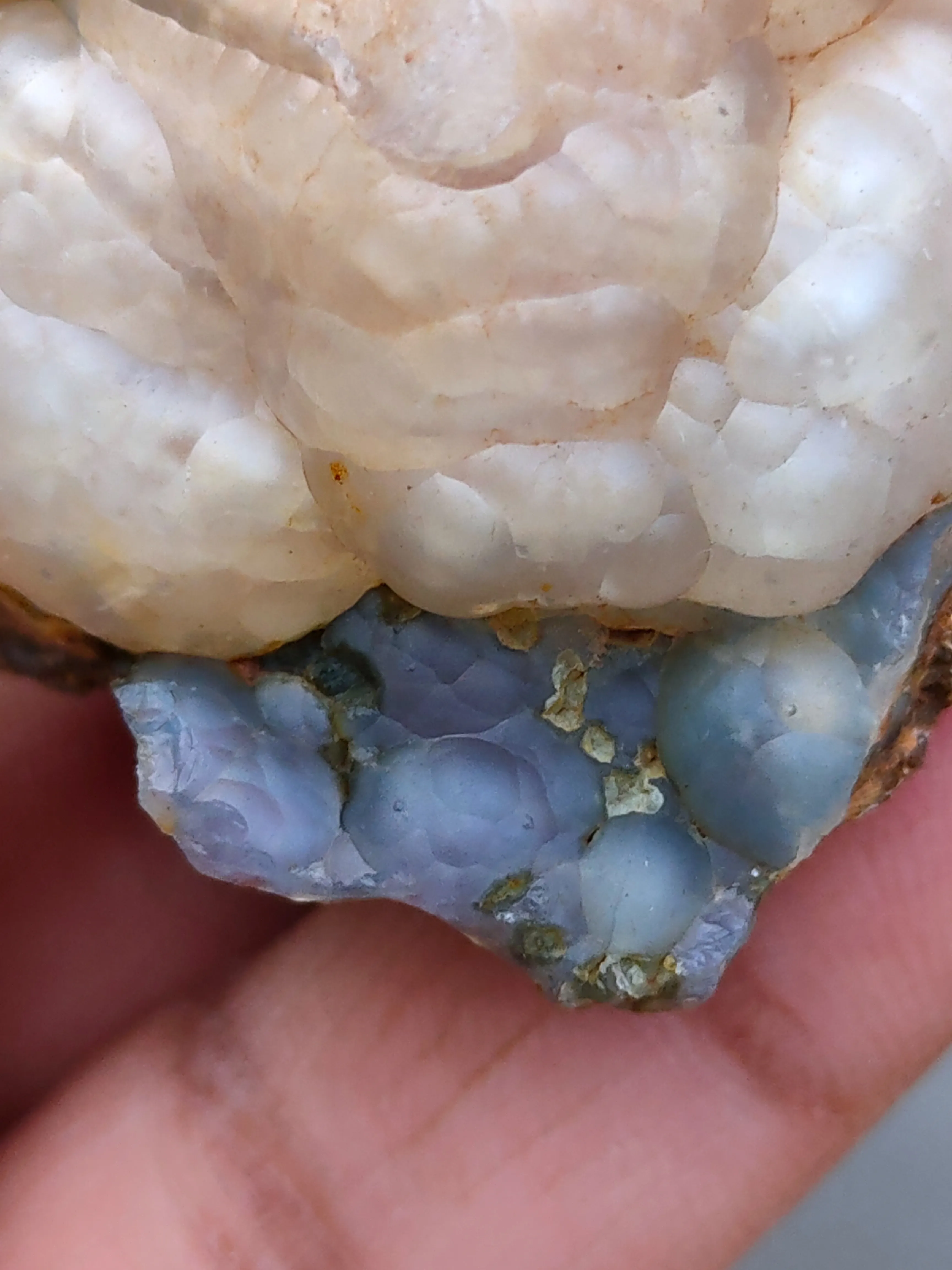 Yellow and blue Chalcedony - image 3