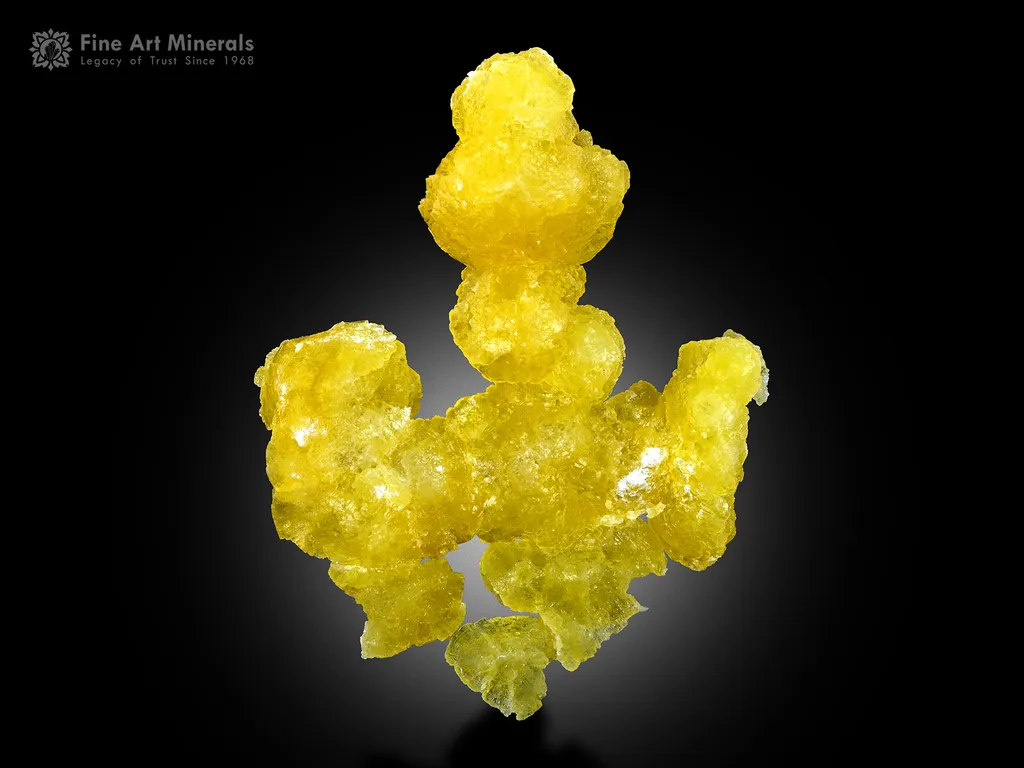 Yellow Brucite from Baluchistan Pakistan image