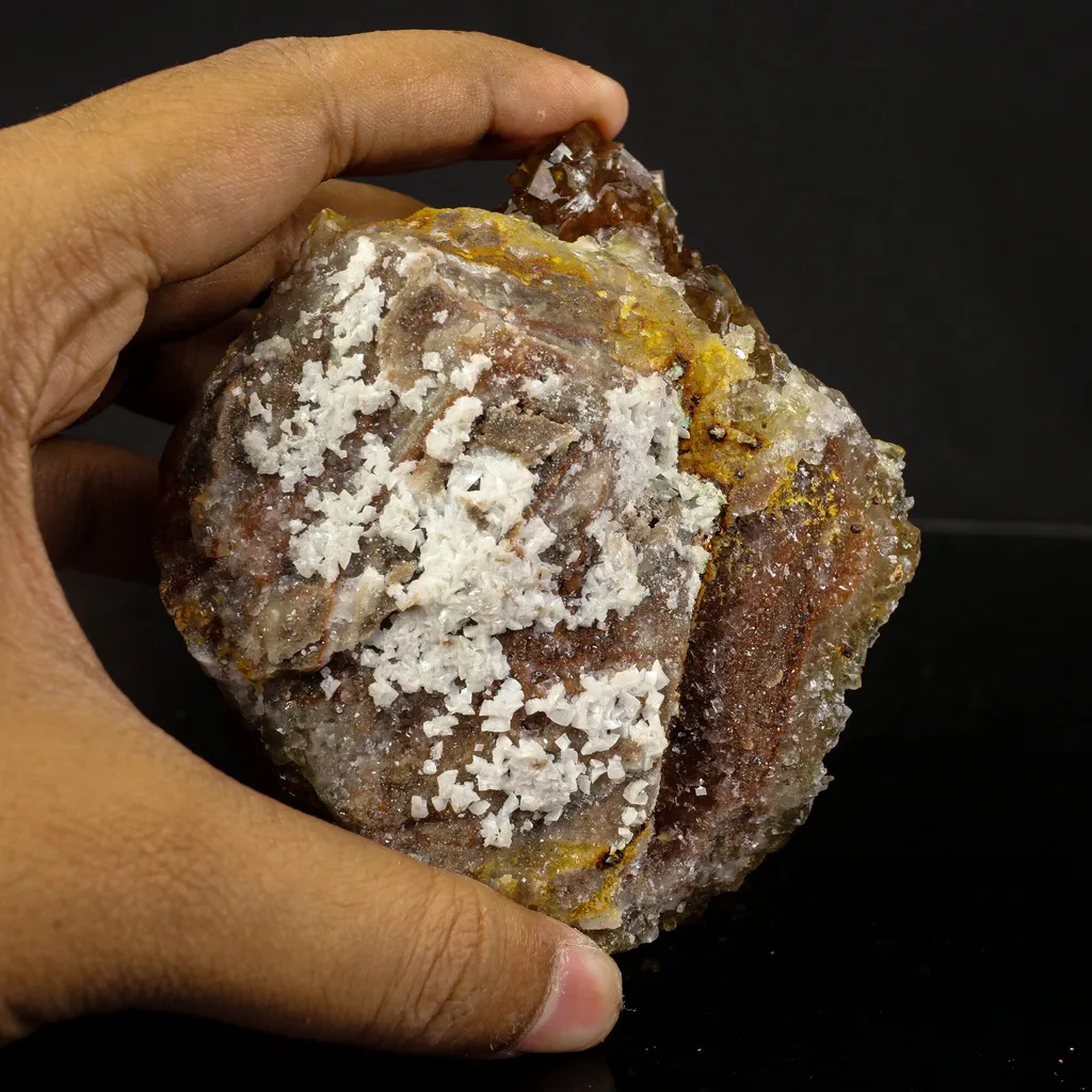 Yellow Fluorite Natural mineral Specimen - image 5