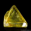Yellow-Green Diamond (macle twinned) - image 3