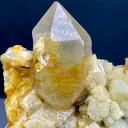 Yellow Lemurian Quartz on Feldspar from Pakistan - image 3