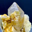 Yellow Lemurian Quartz on Feldspar from Pakistan - image 4