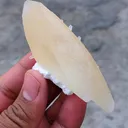 Yellow Terminal  Calcite with Okenite - image 2