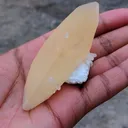 Yellow Terminal  Calcite with Okenite - image 8