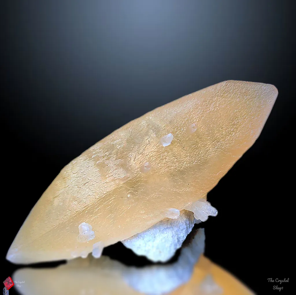 Yellow Terminal  Calcite with Okenite - image 9