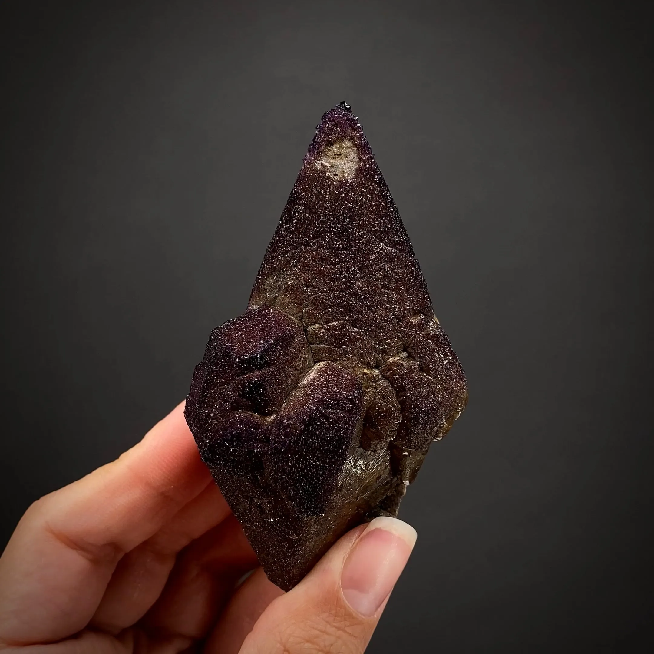 Yttrofluorite on Calcite - image 2