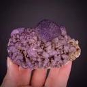 Yttrofluorite on Calcite - image 1