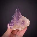 Yttrofluorite on Calcite with Calcite - image 1