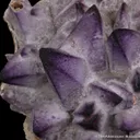 Yttrofluorite on Calcite with oriented patterns - image 2