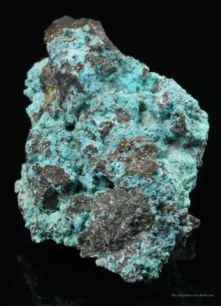 Yvonite (Rare) on Arsenopyrite and Bismuth image