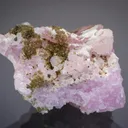 ZANAZZIITE on Rose Quartz - image 1