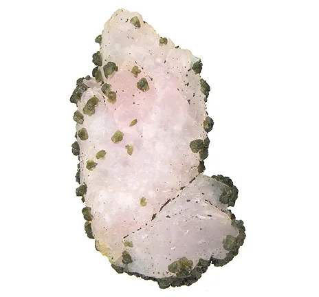 Zanazziite, Quartz (Var: Rose Quartz) image