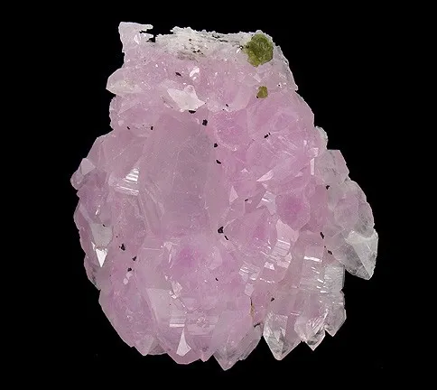 Zanazziite, Quartz (Var: Rose Quartz) image
