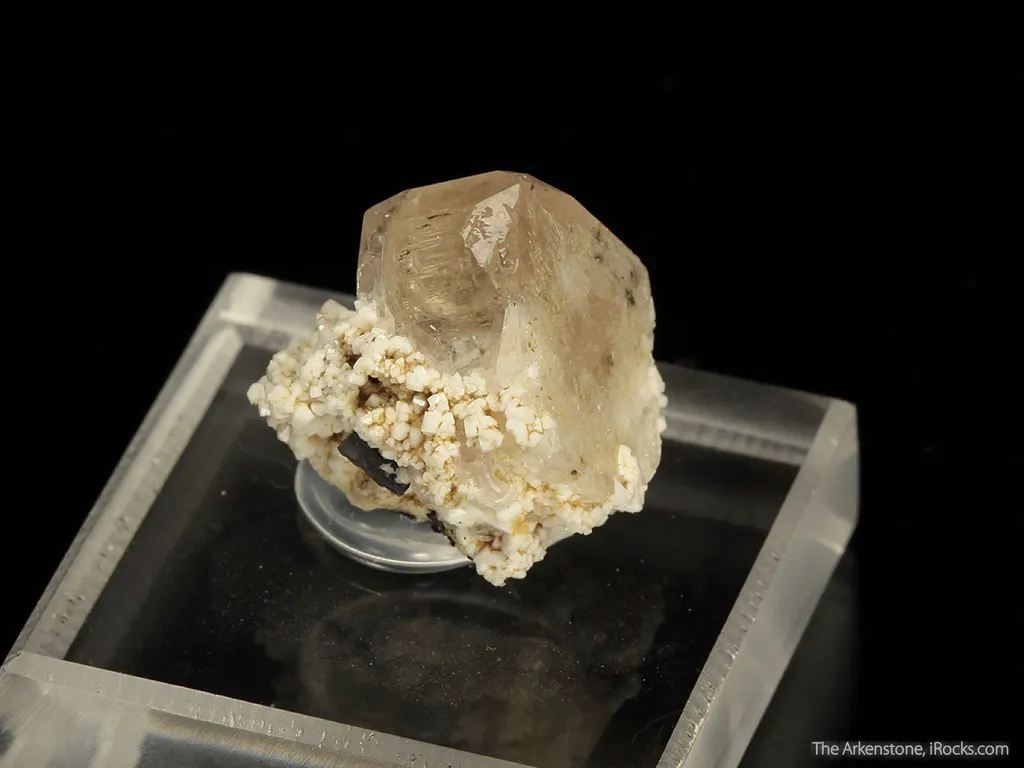 Zektzerite (rough and cut set) - image 3