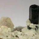 Zektzerite (Tl) & Arfvedsonite on Feldspar - image 2