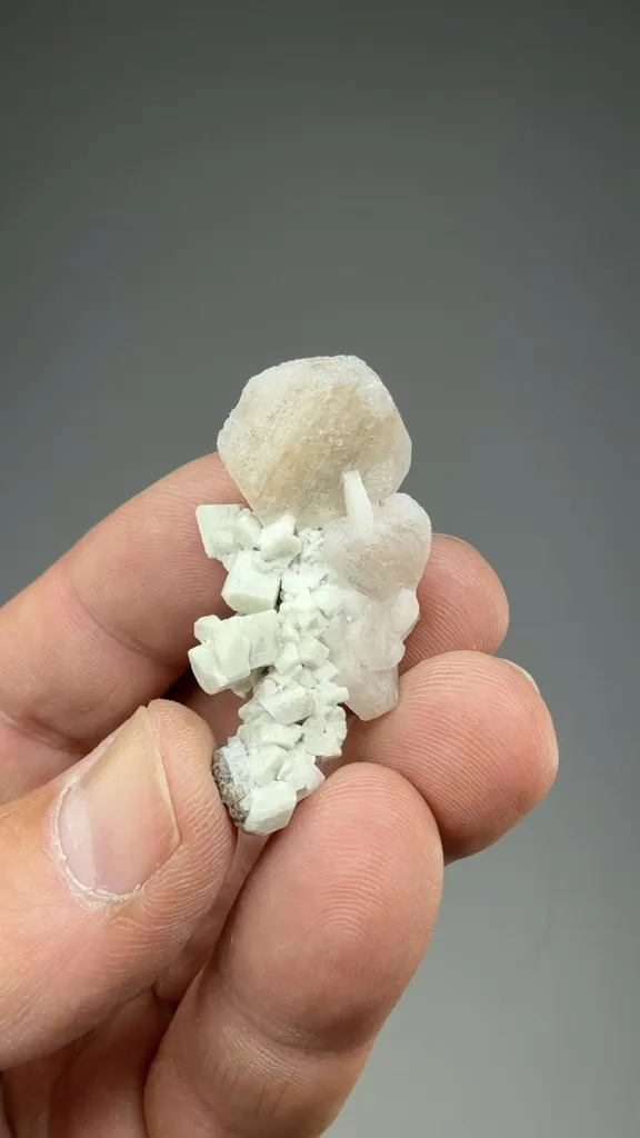 Zektzerite with Albite (repaired) - image 2